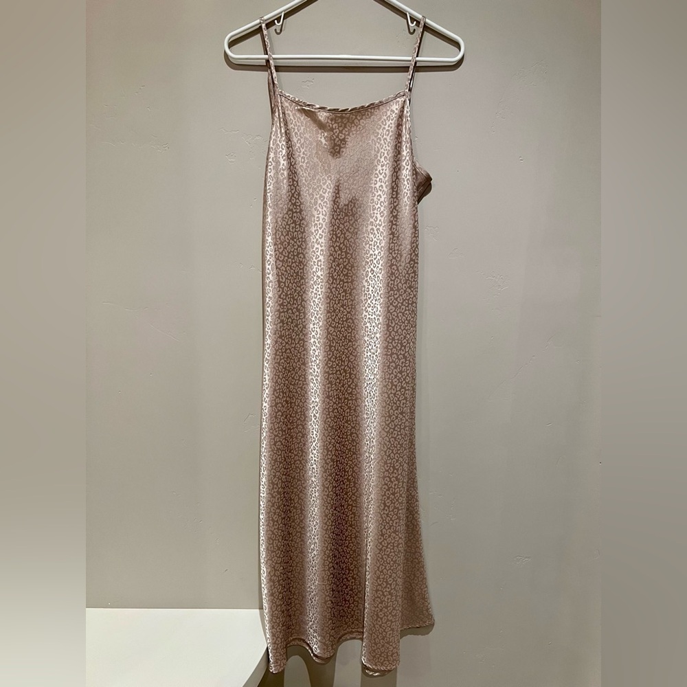 NLT Los Angeles Leopard Print Midi Dress